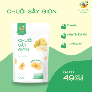 Chuối Sấy Giòn 100g